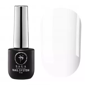 Гель-лак SAGA professional Super White (белый, эмаль), 9 мл