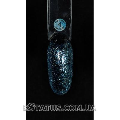 Гель-лак Crooz Platinum №04 (синій), 8 мл