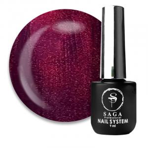 Гель-лак Котяче око Saga Professional GLOW CAT №01, 9 мл