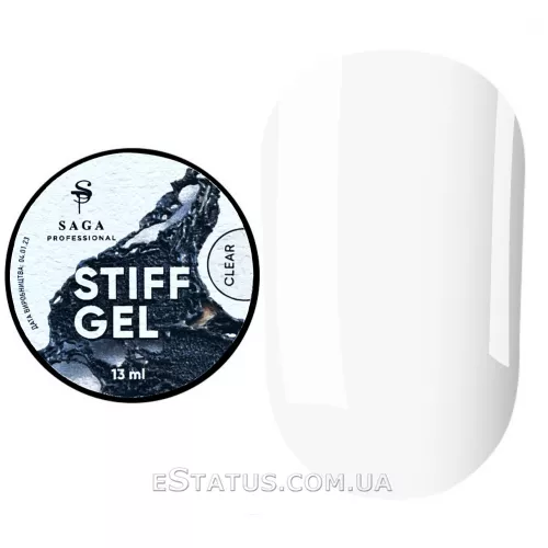 SAGA professional Гель для наращивания Jelly Gel STIFF Clear №1 (прозрачный), 13 мл SAGA professional Гель для наращивания Jelly Gel STIFF Clear №1 (прозрачный), 13 мл