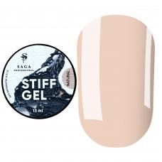 SAGA professional Гель для нарощування Jelly Gel STIFF Natural №4 (бежевий), 13 мл