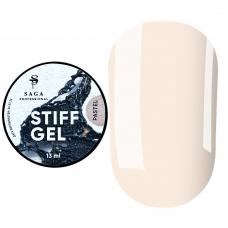 SAGA professional Гель для нарощування Jelly Gel STIFF Pastel №2 (холодний бежевий), 13 мл