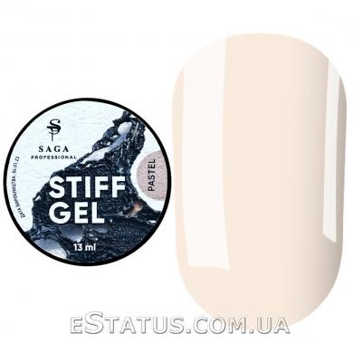 SAGA professional Гель для наращивания Jelly Gel STIFF Pastel №2 (холодный бежевый), 13 мл