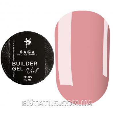 Гель для нарощування SAGA Builder Gel Veil №5 Nude, 30 мл