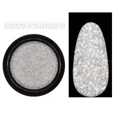 Светоотражающая втирка (пигмент) Disco powder №11, (серебро)