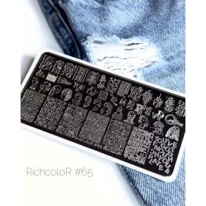 Пластина для стемпинга RR-65
