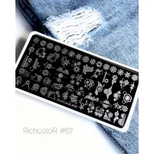 Пластина для стемпинга RR-67