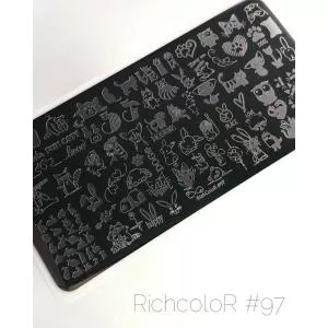 Пластина для стемпинга RR-97