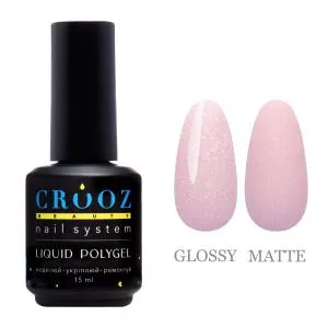 Жидкий полигель Crooz Liquid Polygel Shimmer №02, 15 мл