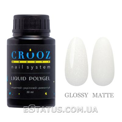 Жидкий полигель Crooz Liquid Polygel Shimmer №01, 30 мл