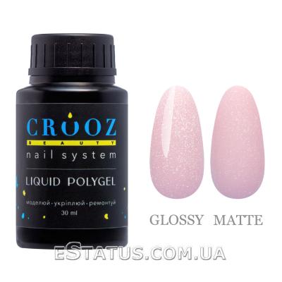 Рідкий полігель Crooz Liquid Polygel Shimmer №02, 30 мл