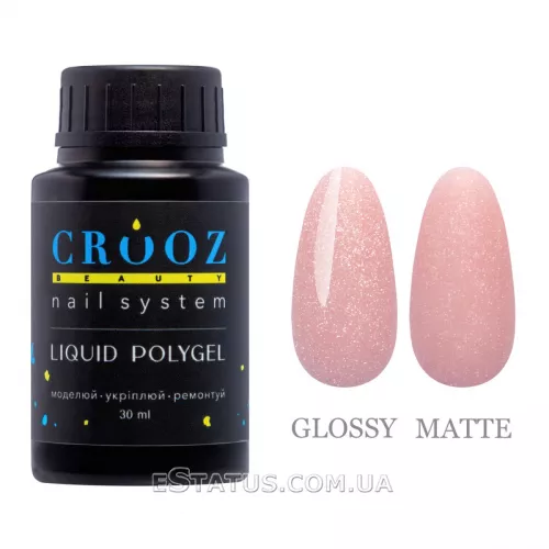 Жидкий полигель Crooz Liquid Polygel Shimmer №03, 30 мл Жидкий полигель Crooz Liquid Polygel Shimmer №03, 30 мл