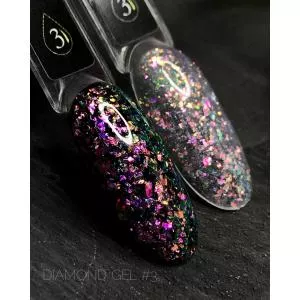 Crooz Diamond Gel гель для дизайна №3, 5 мл