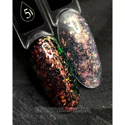 Crooz Diamond Gel гель для дизайна №5, 5 мл