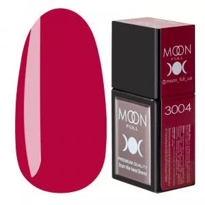 Цветная База Moon Full Amazing Color Base №3004 (малиново-красный), 12 мл