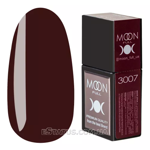 Цветная База Moon Full Amazing Color Base №3007 (ивово-коричневый), 12 мл