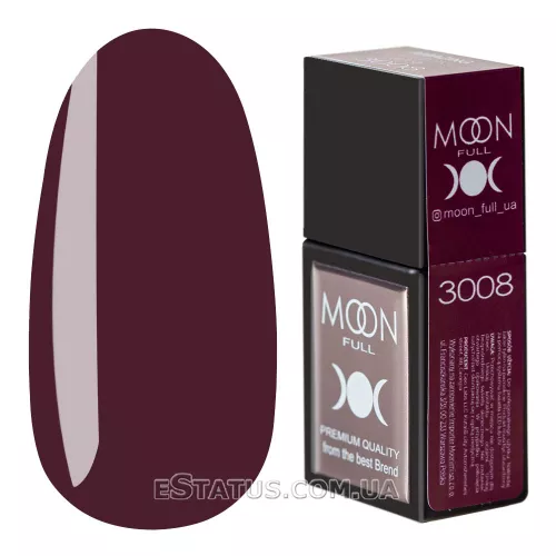 Цветная База Moon Full Amazing Color Base №3008 (пурпурно-фиолетовый), 12 мл