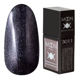 Цветная База Moon Full Amazing Color Base №3011 (черно-синий с мелким шиммером), 12 мл