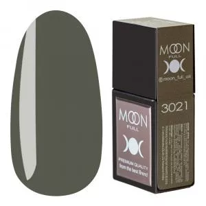 Цветная База Moon Full Amazing Color Base №3021 (серый хаки), 12 мл