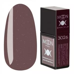 Цветная База Moon Full Amazing Color Base №3026 (молочно-шоколадный с шиммером), 12 мл