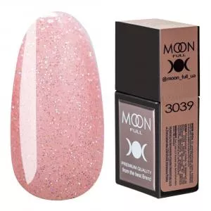 Цветная База Moon Full Amazing Color Base №3039 (пастельно-розовый с шиммером), 12 мл