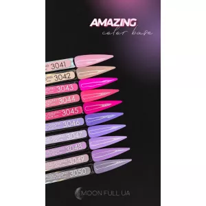 Цветная База Moon Full Amazing Color Base №3048 (мягкий лавандовый), 12 мл - Фото 1
