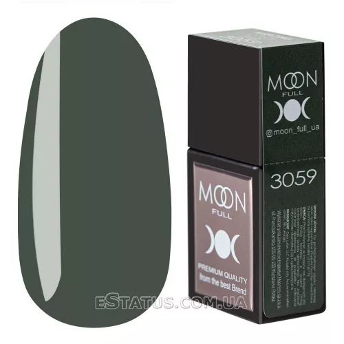 Цветная База Moon Full Amazing Color Base №3059 (оливково-зеленый), 12 мл Цветная База Moon Full Amazing Color Base №3059 (оливково-зеленый), 12 мл