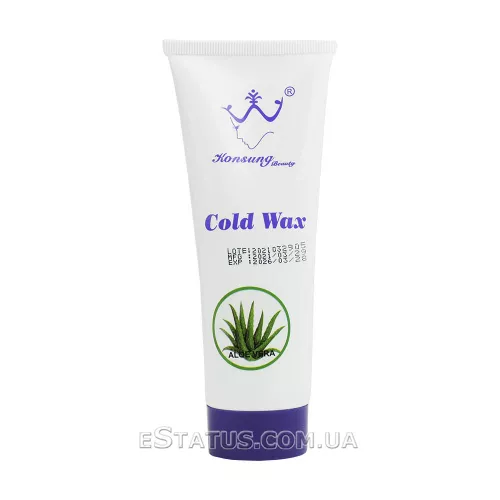 Холодний віск для депіляції (цукрова паста) Konsung Aloe Vera, 150 г