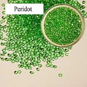Хрустальная крошка Peridot Nila Pixie 1.2mm AB, 1000 шт./банка
