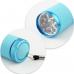 УФ светодиодный фонарик для маникюра (от батареек) для экспресс сушки, цвет голубой - Фото 1
