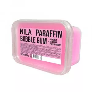 Парафин для рук Nila твёрдый Buble Gum 500мл/400г
