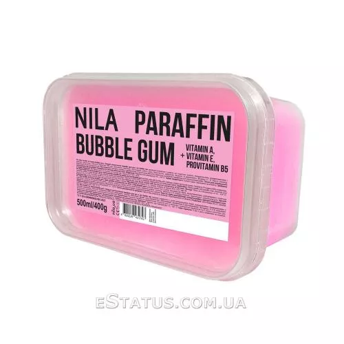 Парафин для рук Nila твёрдый Buble Gum 500мл/400г Парафин для рук Nila твёрдый Buble Gum 500мл/400г
