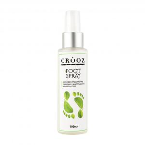 Спрей для ног Crooz Foot Spray противогрибковый антибактериальный, 100 мл