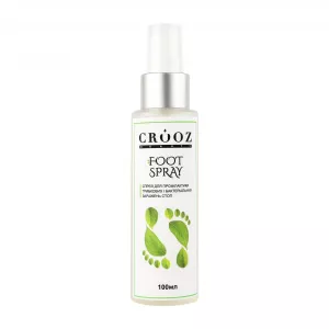 Спрей для ног Crooz Foot Spray противогрибковый антибактериальный, 100 мл