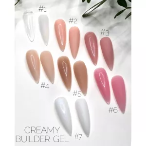Гель для наращивания Creamy Builder Gel Crooz №2 (розово-молочный беж), 15 мл Гель для наращивания Creamy Builder Gel Crooz №2 (розово-молочный беж), 15 мл - Фото 2