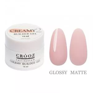 Гель для наращивания Creamy Builder Gel Crooz №2 (розово-молочный беж), 15 мл Гель для наращивания Creamy Builder Gel Crooz №2 (розово-молочный беж), 15 мл