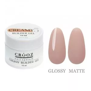 Гель для нарощування Creamy Builder Gel Crooz №5 (пісочно-бежевий), 15 мл
