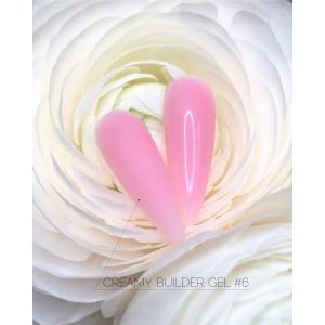 Гель для наращивания Creamy Builder Gel Crooz №6 (лилово-розовый), 30 мл