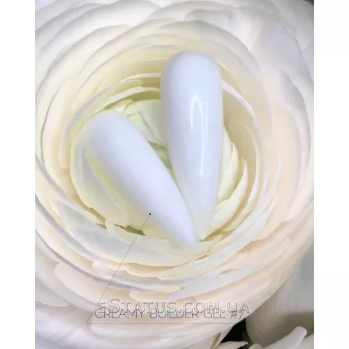 Гель для нарощування Creamy Builder Gel Crooz №7 (білий), 30 мл Гель для нарощування Creamy Builder Gel Crooz №7 (білий), 30 мл
