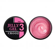 Гель-желе будівельний Crooz Jelly Gel №03 (рожевий), 15 мл