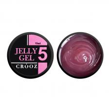Гель-желе будівельний Crooz Jelly Gel №05 (прозоро-рожевий), 15 мл