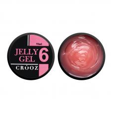 Гель-желе строительный Crooz Jelly Gel №06 (прозрачно-персиковый), 15 мл