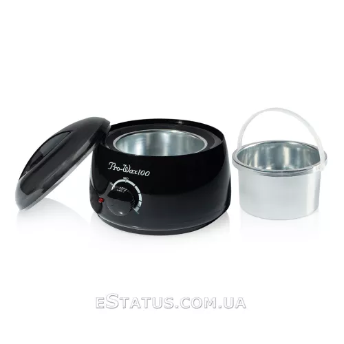 Воскоплав баночный Pro-Wax 100 (для воска в банке, в таблетках, в гранулах), цвет черный