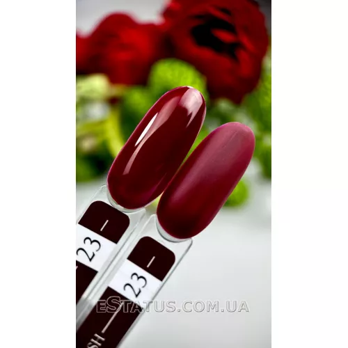 Гель лак Crooz №23 (бордовый, эмаль), 8 мл
