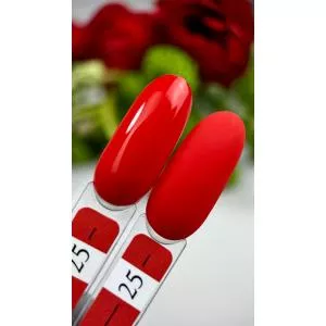 Гель лак Crooz №25 (красный, эмаль), 8 мл