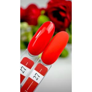 Гель лак Crooz №27 (красный, эмаль), 8 мл