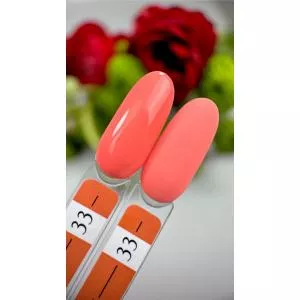 Гель лак Crooz №33 (коралловый, эмаль), 8 мл