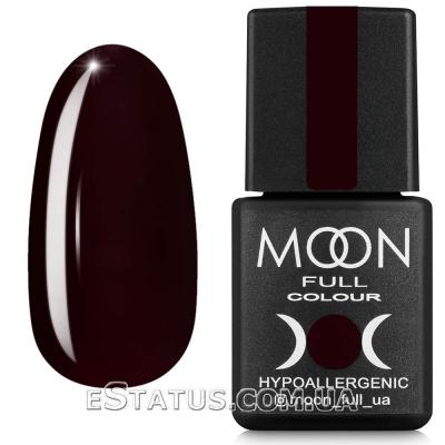 Гель лак Moon Full Classic Color №672 (шоколадно-вишневий), 8 мл