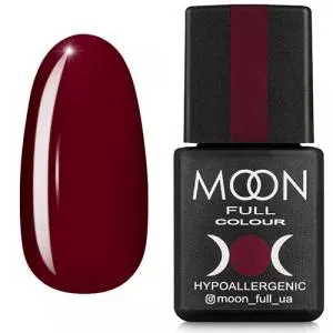 Гель лак Moon Full Classic Color №144 (карминный, эмаль), 8 мл