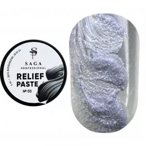 SAGA professional Паста без липкого слоя Relief paste 03, 5 мл